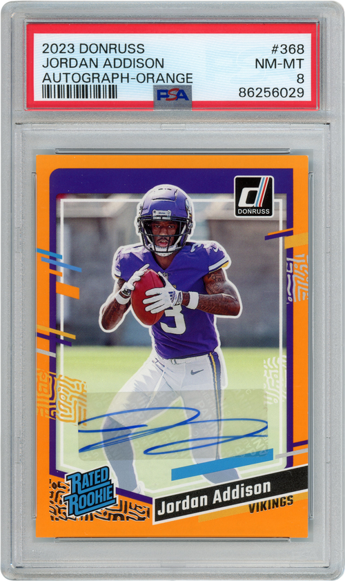 Jordan Addison trading card