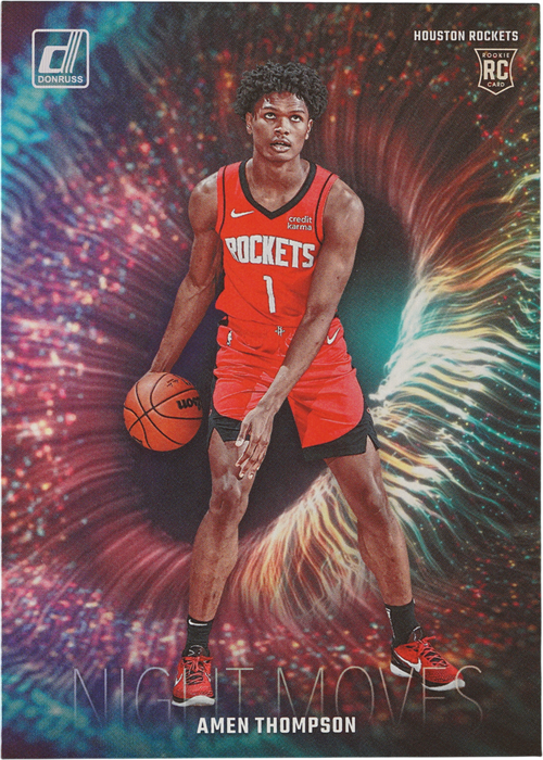 Amen Thompson trading card