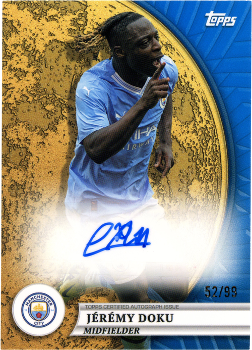 Jeremy Doku trading card