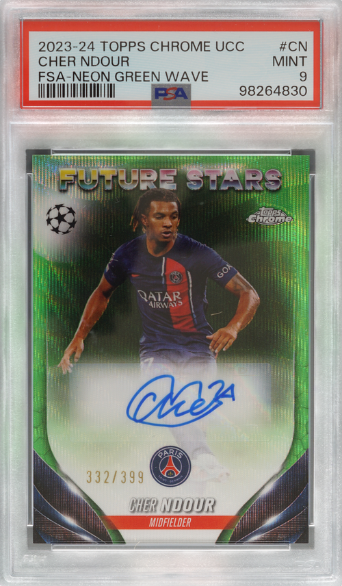 Cher NDour trading card