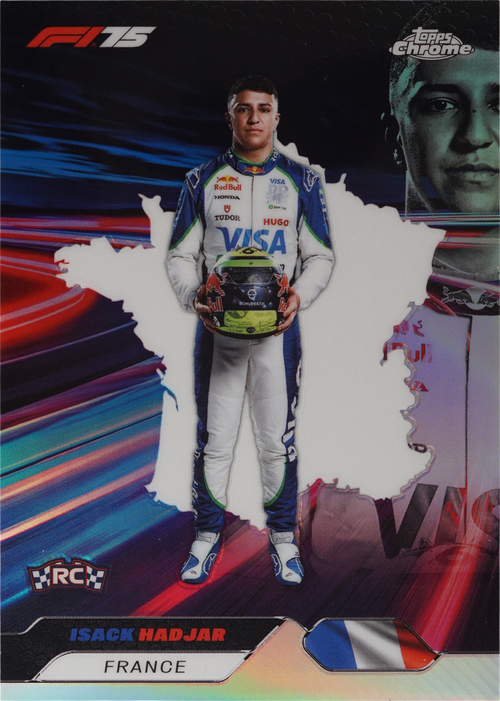 Isack Hadjar trading card