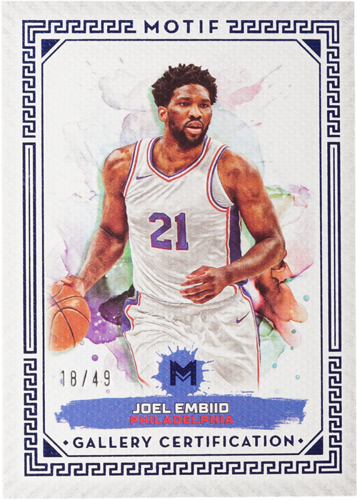 Joel Embiid trading card