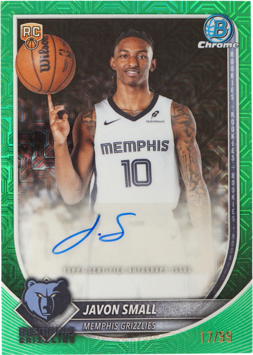 Javon Small trading card