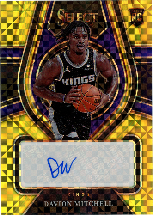 Davion Mitchell trading card