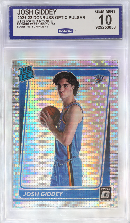 Josh Giddey trading card