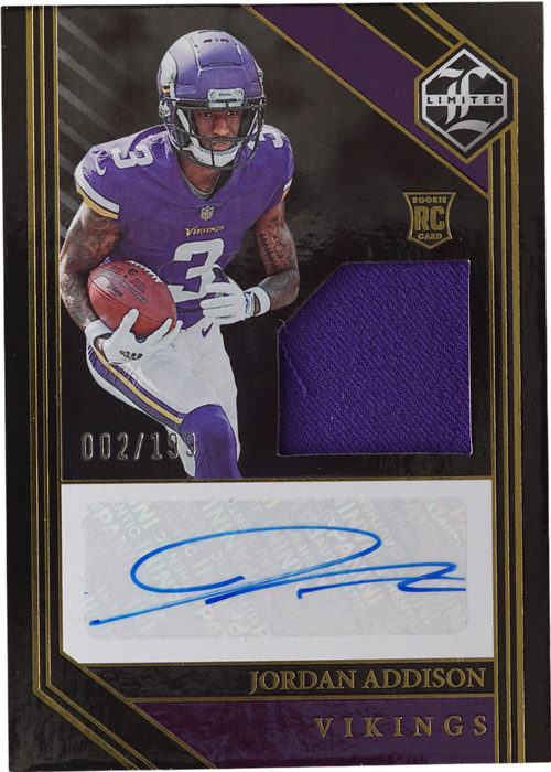Jordan Addison trading card