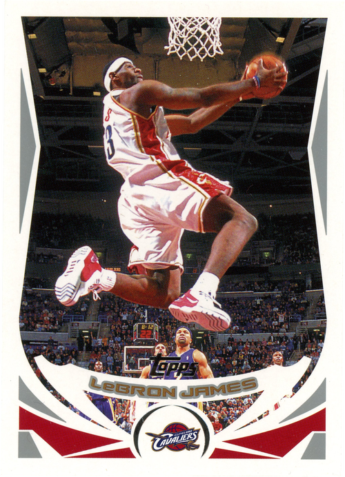 Lebron James trading card