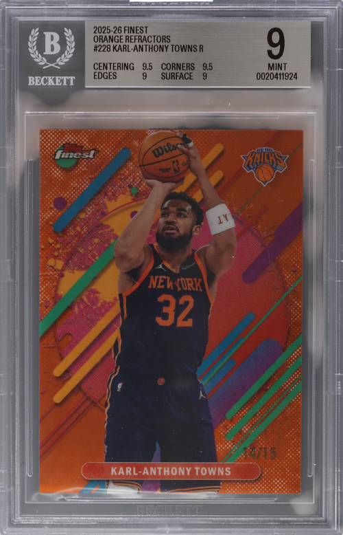 Karl-Anthony Towns trading card
