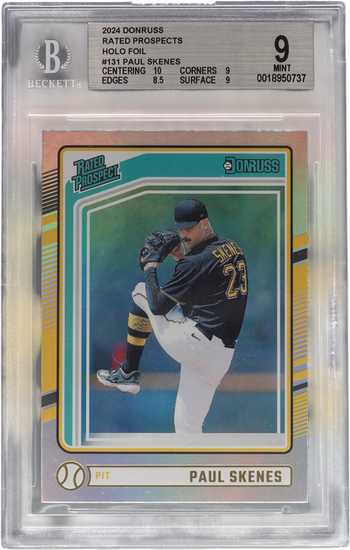 Paul Skenes trading card