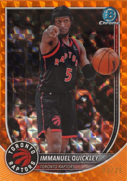 Immanuel Quickley trading card