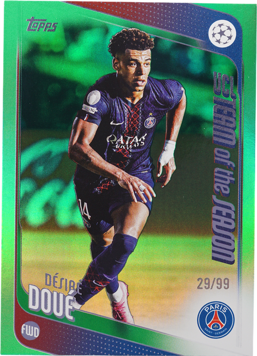 Désiré Doué trading card