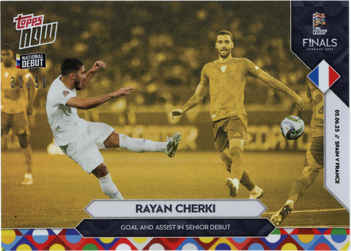 Rayan Cherki trading card