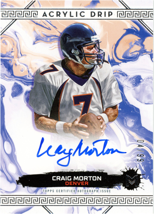 Craig Morton trading card