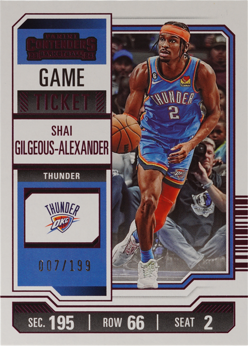 Shai Gilgeous-Alexander trading card