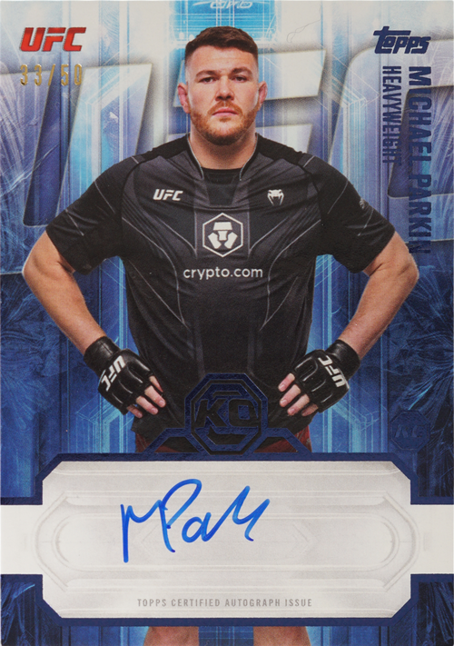 Michael Parkin trading card