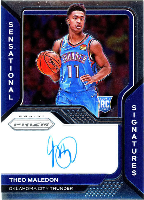 Theo Maledon trading card