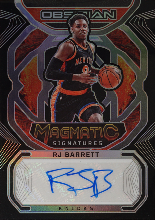 RJ Barrett trading card