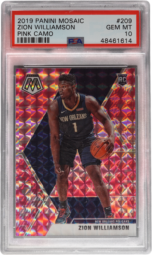 Zion Williamson trading card