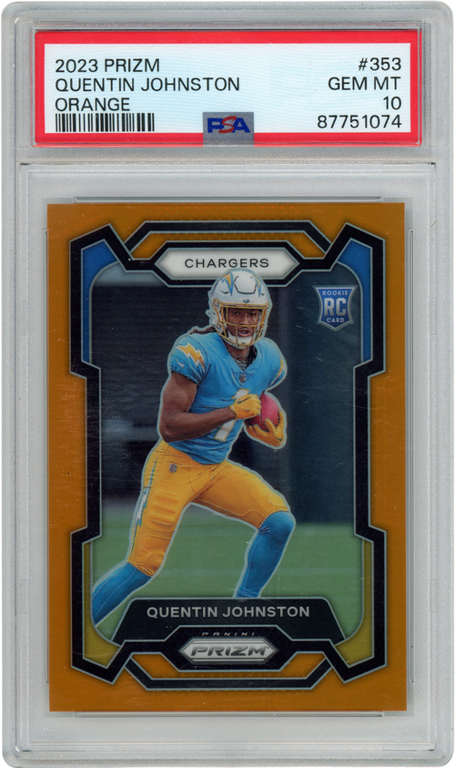 Quentin Johnston trading card