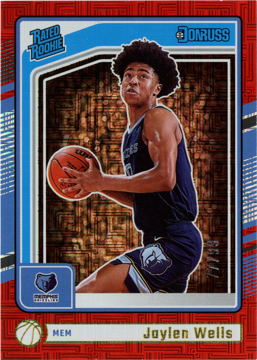 Jaylen Wells trading card