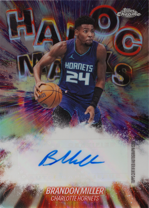 Brandon Miller trading card