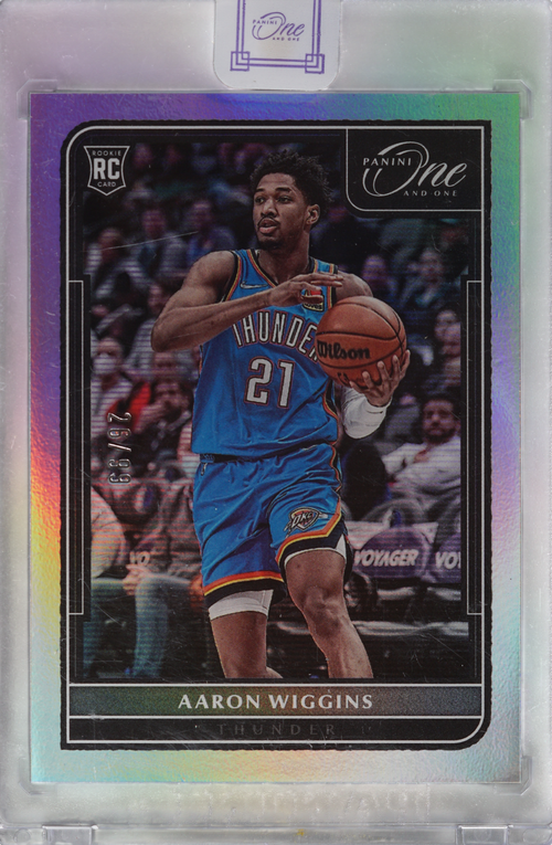 Aaron Wiggins trading card