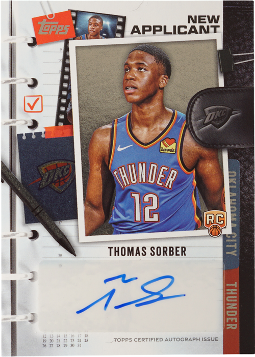Thomas Sorber trading card