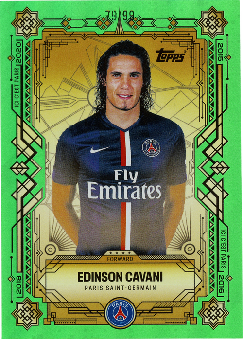 Edinson Cavani trading card