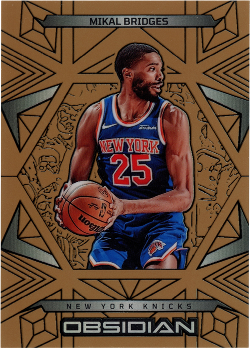 Mikal Bridges trading card