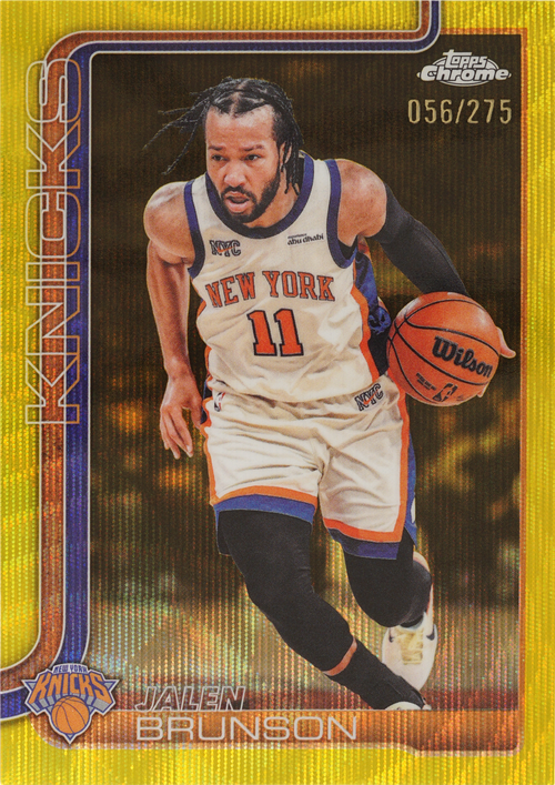 Jalen Brunson trading card