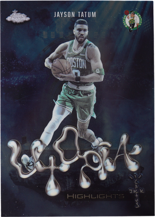 Jayson Tatum trading card
