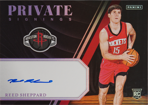 Reed Sheppard trading card