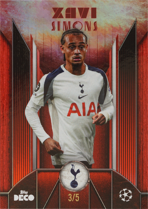 Xavi Simons trading card