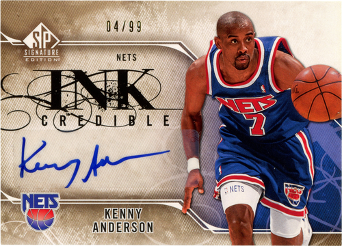 Kenny Anderson trading card