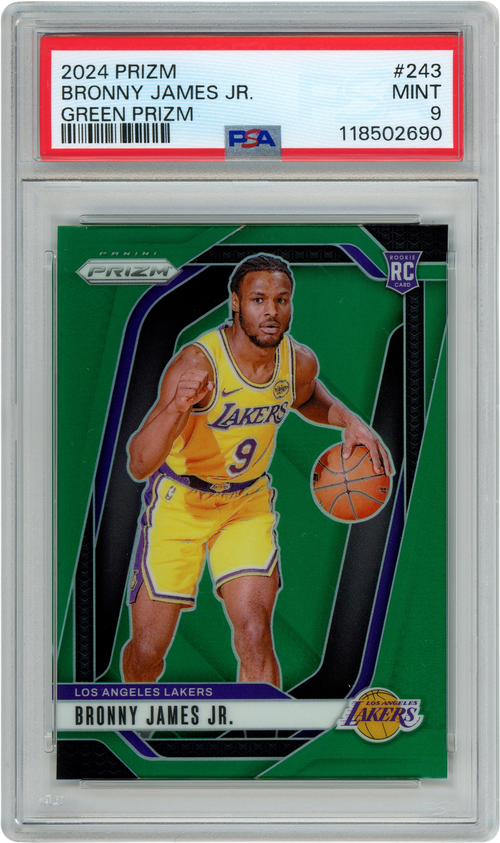 Bronny James Jr. trading card