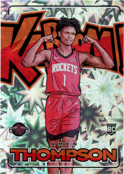 Amen Thompson trading card