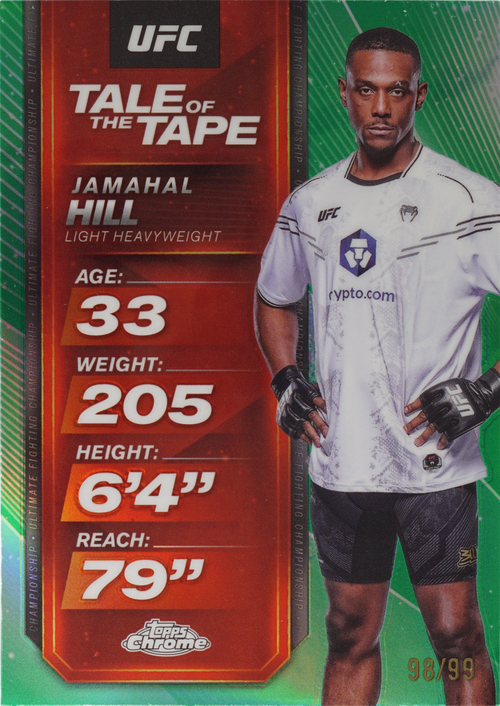 Jamahal Hill trading card