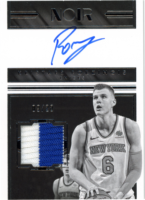 Kristaps Porzingis trading card