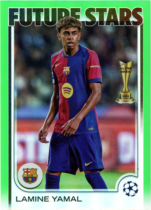 Lamine Yamal trading card