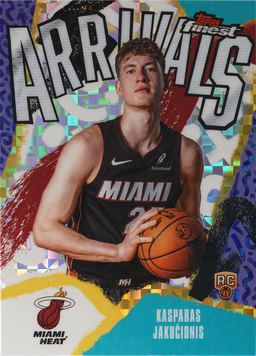 Kasparas Jakucionis trading card
