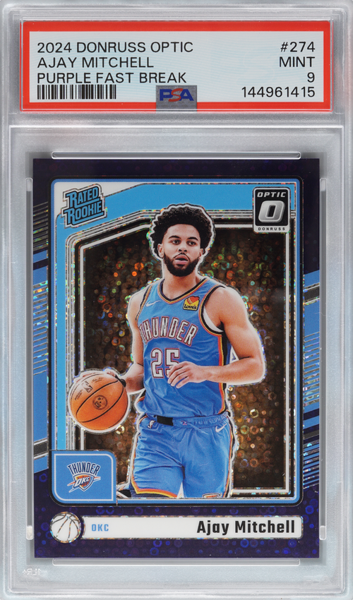 Ajay Mitchell trading card
