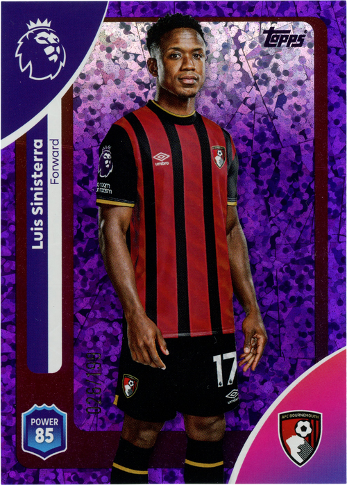 Luis Sinisterra trading card