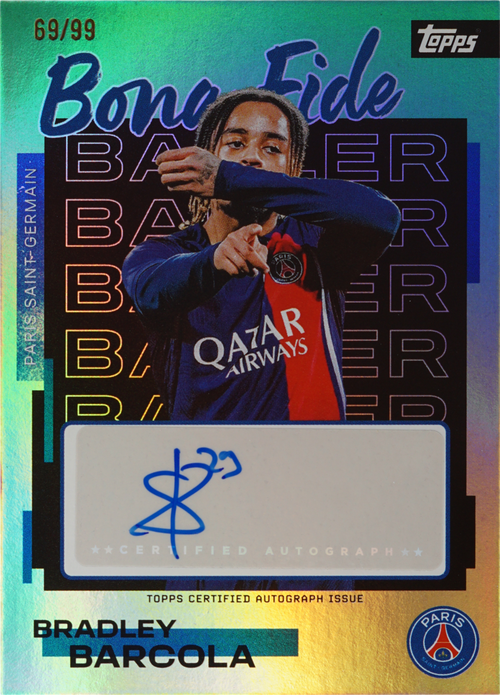 Bradley Barcola trading card