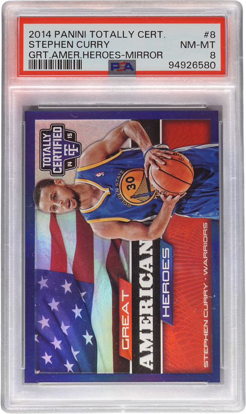 Stephen Curry trading card