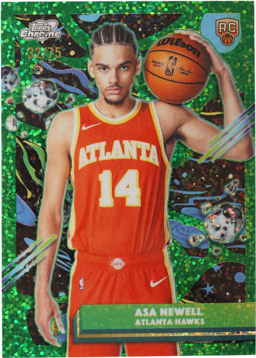 Asa Newell trading card