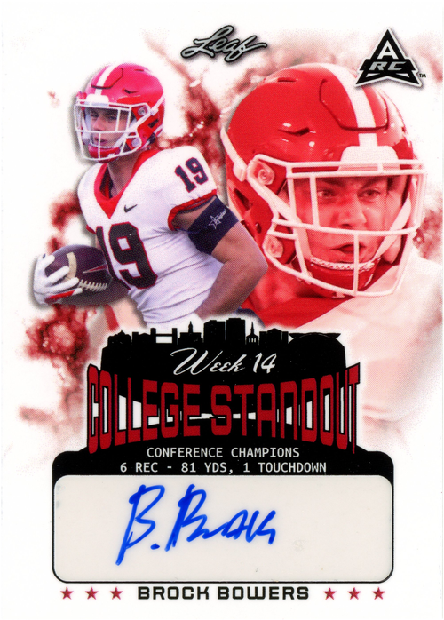 Brock Bowers trading card