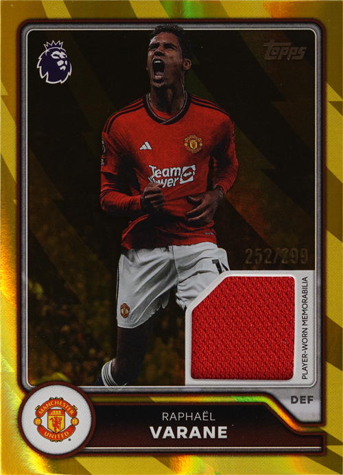 Raphaël Varane trading card