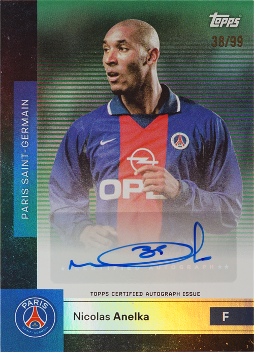 Nicolas Anelka trading card