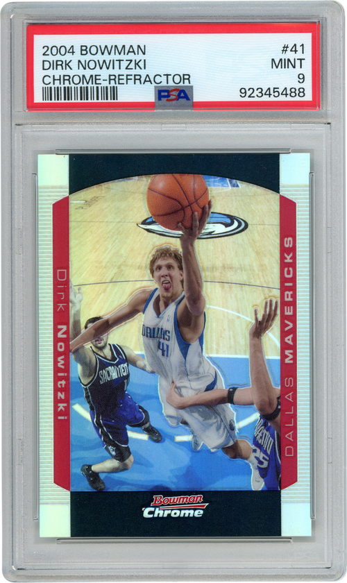 Dirk Nowitzki trading card