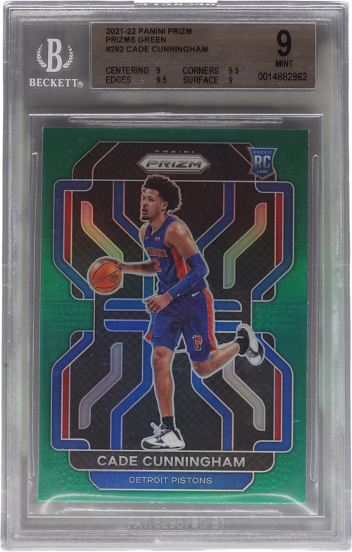 Cade Cunningham trading card